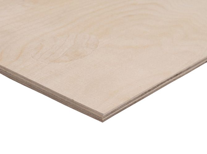 Фанера ФК 6мм 1525х1525мм сорт 2/3 шлифованная березовая СВЕЗА