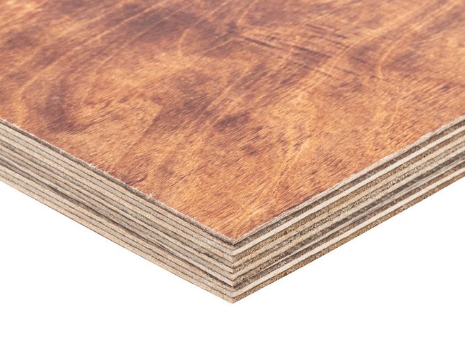 Фанера бакелизированная 12мм 2440х1220 мм сорт ФБВ березовая влагостойкая