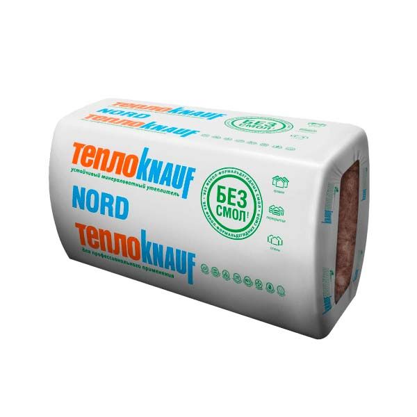 Утеплитель Knauf NORD TS стекловолоконная плита 1250х600х100мм
