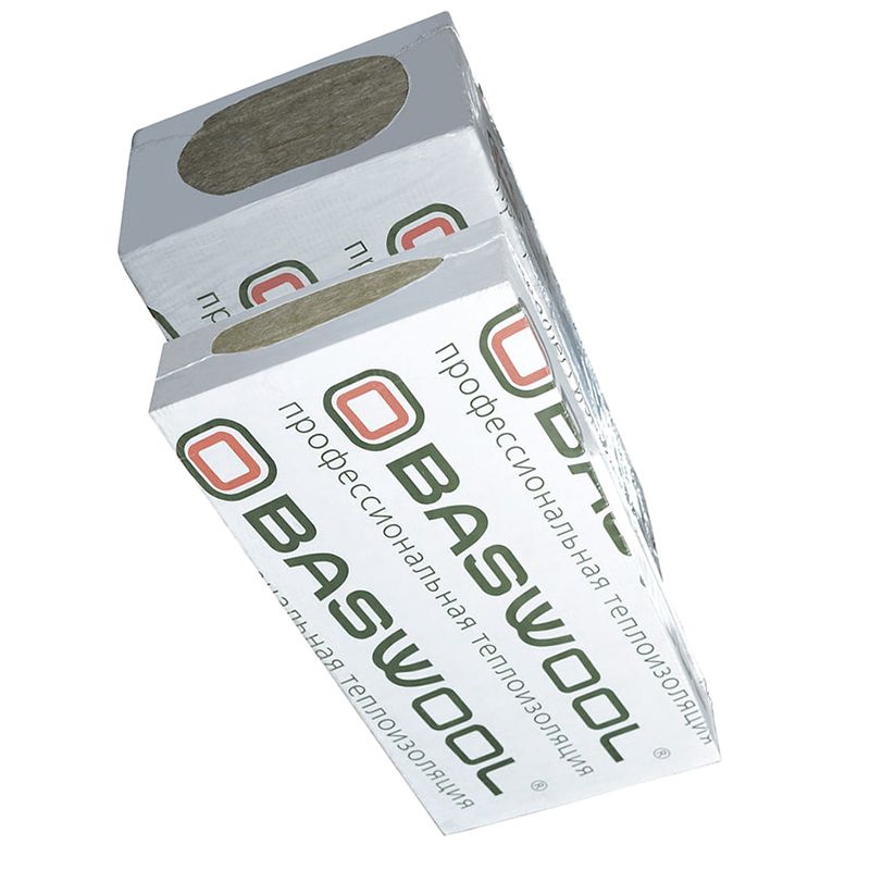 Утеплитель BASWOOL Руф Н 100 базальтовая плита 1200х600х100мм