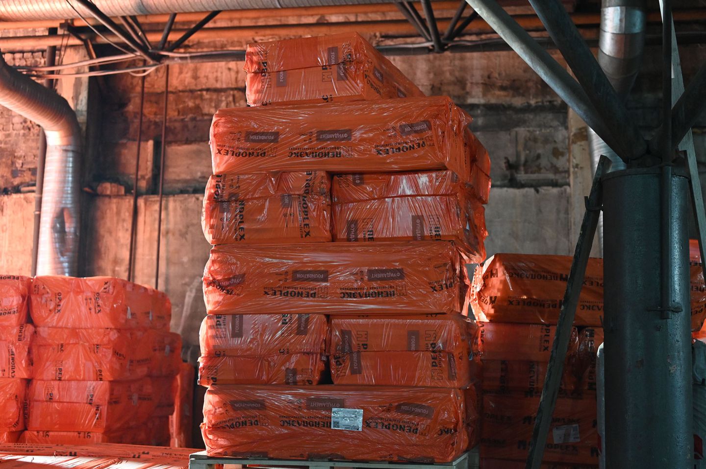 Пенополистирол экструдированный 100мм 1185х585мм Пеноплэкс Фундамент