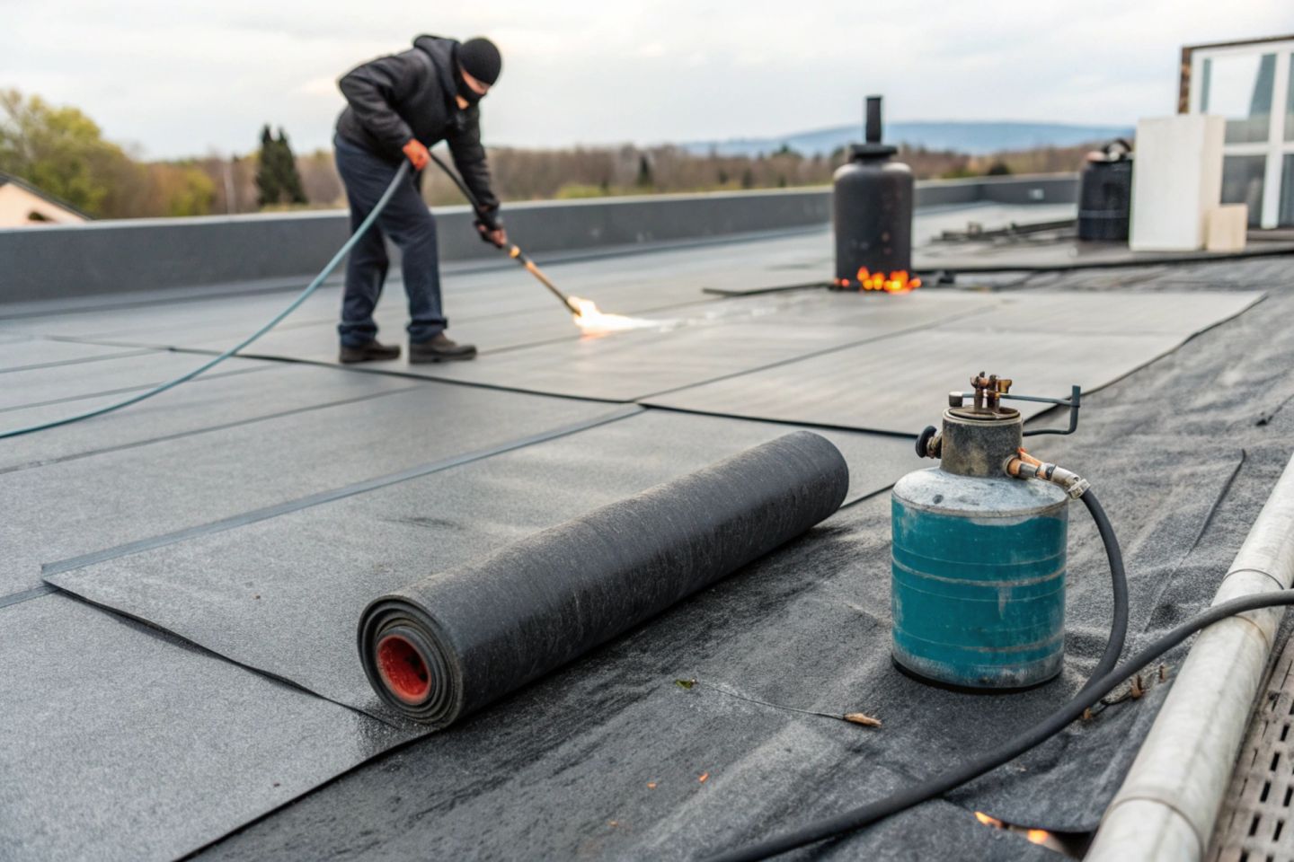 Кровельный материал Бикрост ТПП 15 м² 25 рулонов Технониколь