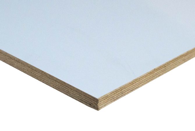 Фанера ФОФ ламинированная 16мм 2530х1265 мм сорт 1/1 березовая WHT (белый цвет)