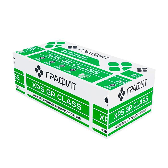 Пенополистирол экструдированный 20мм 1180х580мм ГРАФИТ XPS GP CLASS